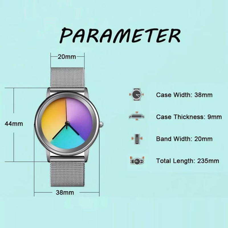 New Unique Women Watch Fashion - Anti-Magnetic Watch 评论和价格