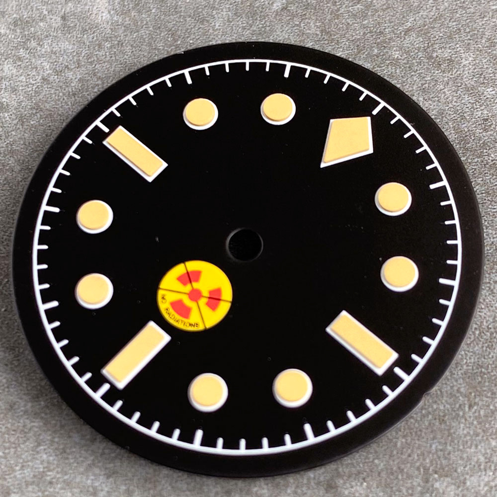 Vintage Black MOD Watch Dial F - Luminous Dial Face 评论和价格