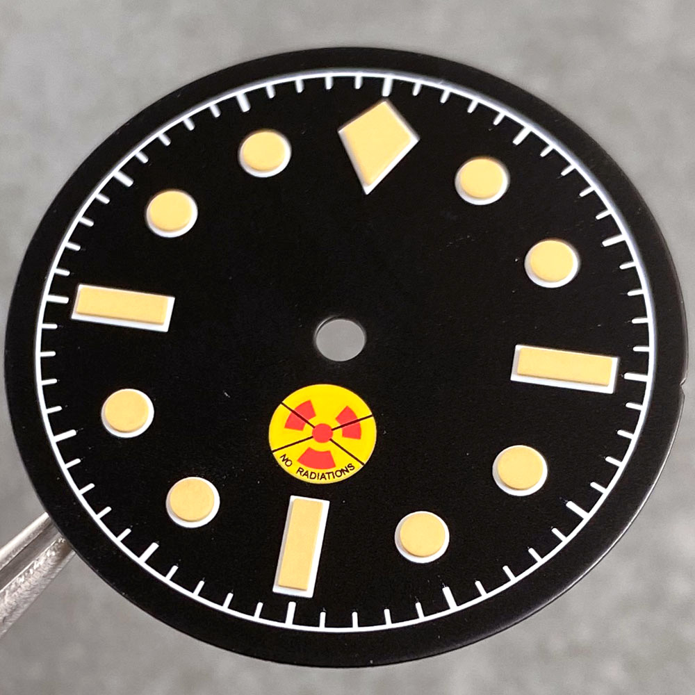 Vintage Black MOD Watch Dial F - Luminous Dial Face 评论和价格