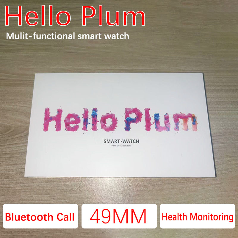 New Hello Plum Smart Watch Men - Smartwatch Watches For Men With Gps 评论和价格