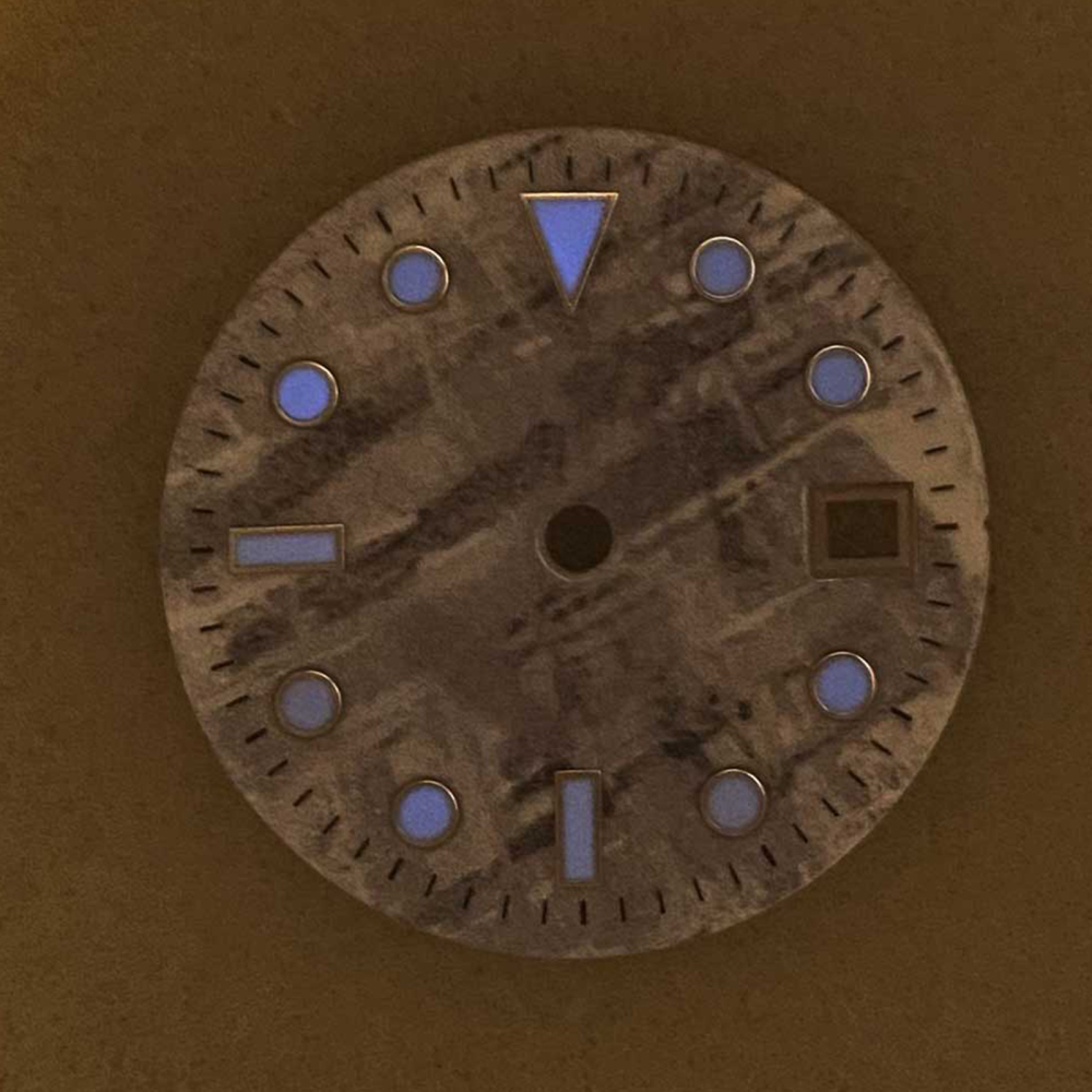 For ETA 2836 2824 Dial Meteori - Luminous Dial Face 评论和价格