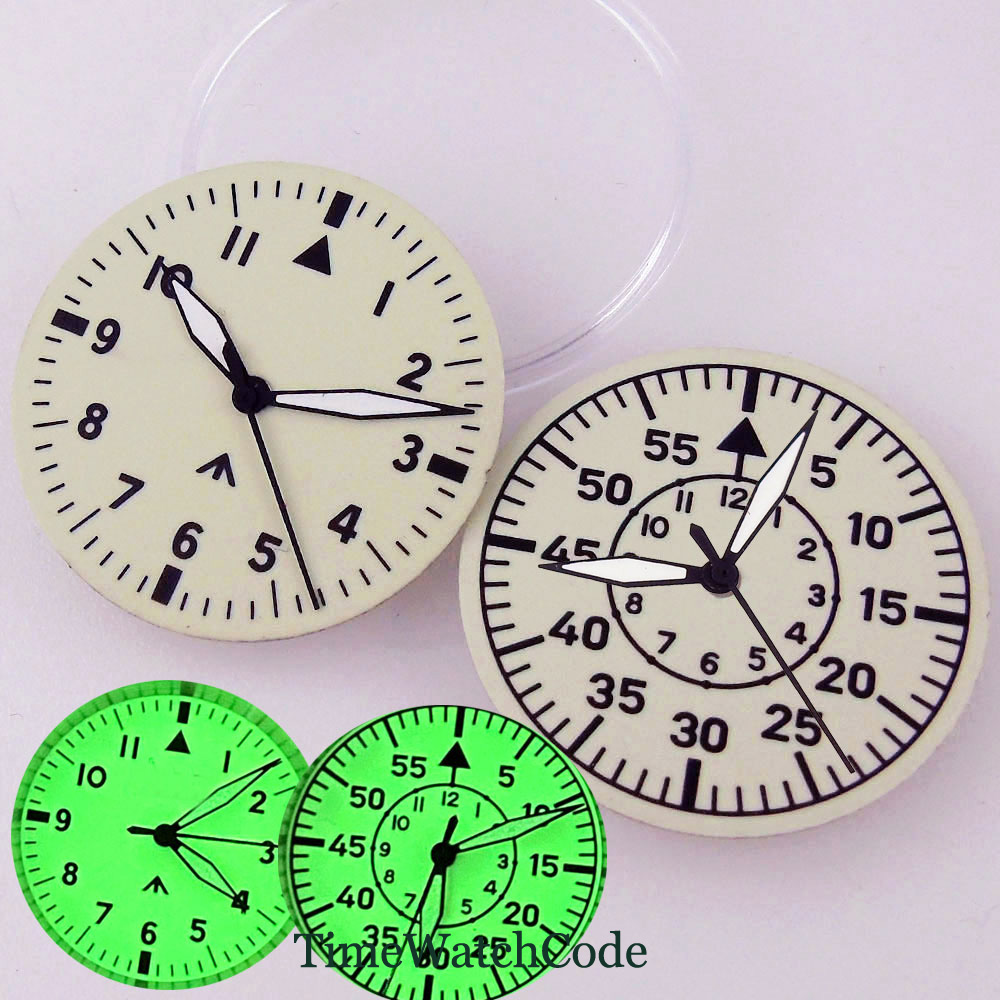 29mm Watch Dial Face with Hand - Luminous Dial Face 评论和价格