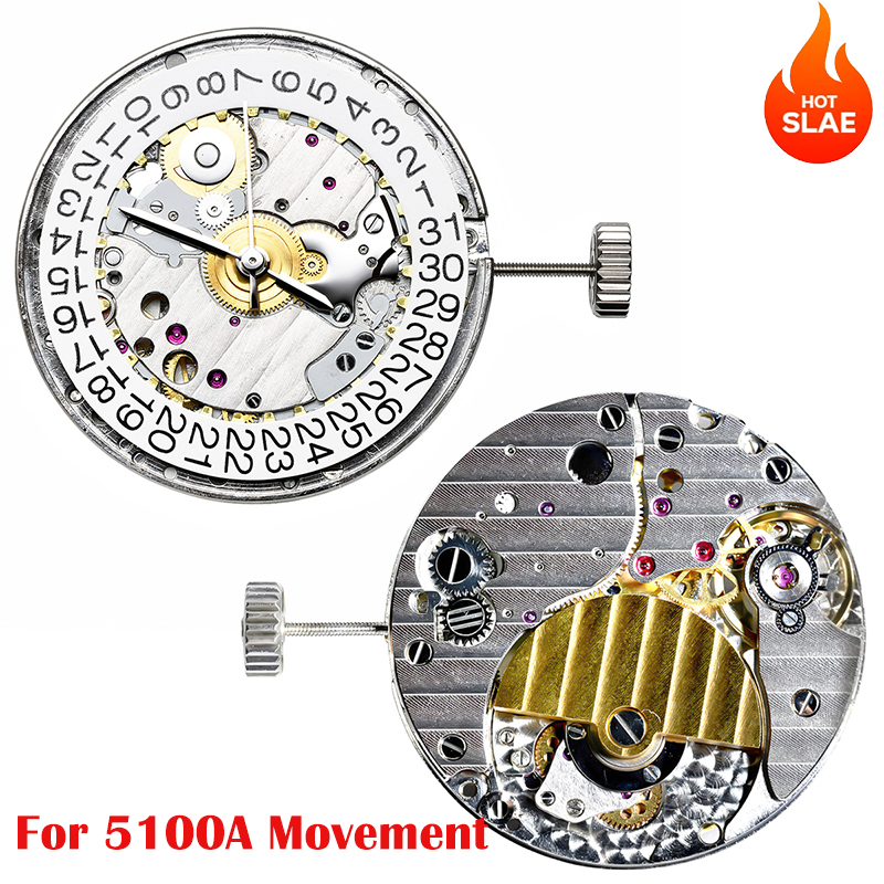 35 Jewels Skeleton 5100A watch - Watch Movement Rotor 评论和价格