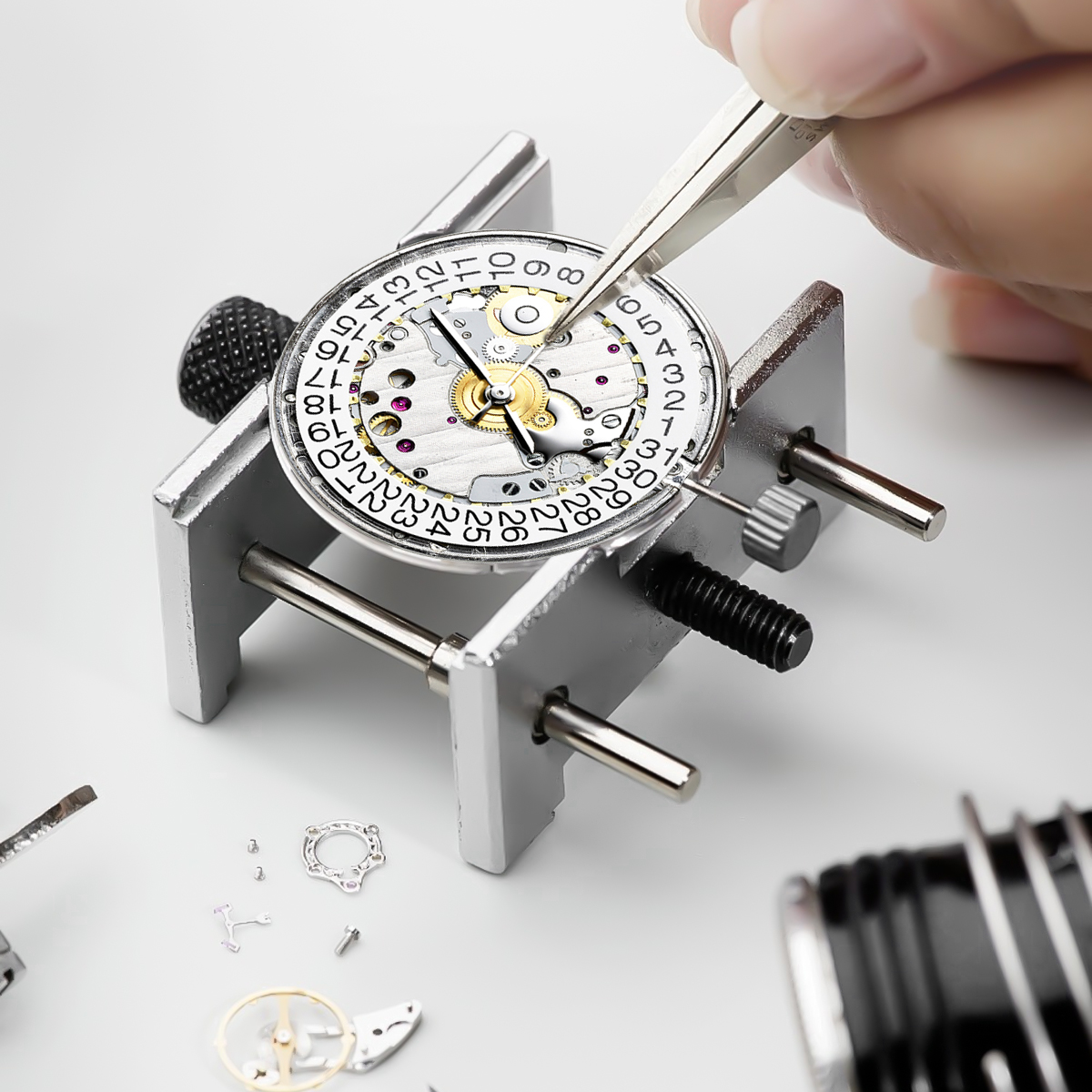 35 Jewels Skeleton 5100A watch - Watch Movement Rotor 评论和价格