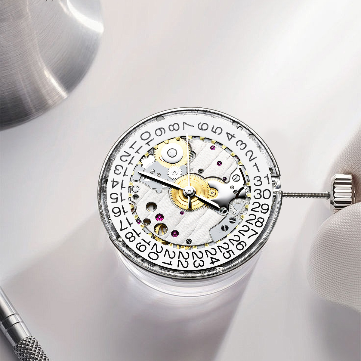 35 Jewels Skeleton 5100A watch - Watch Movement Rotor 评论和价格