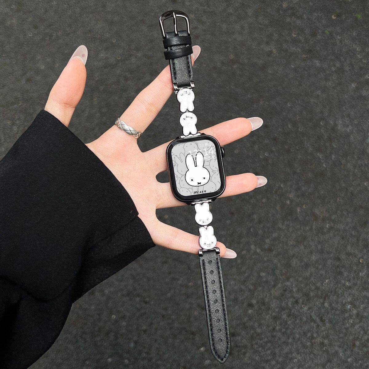 Anime New Style Genuine Leathe - Leather Watch Strap 评论和价格