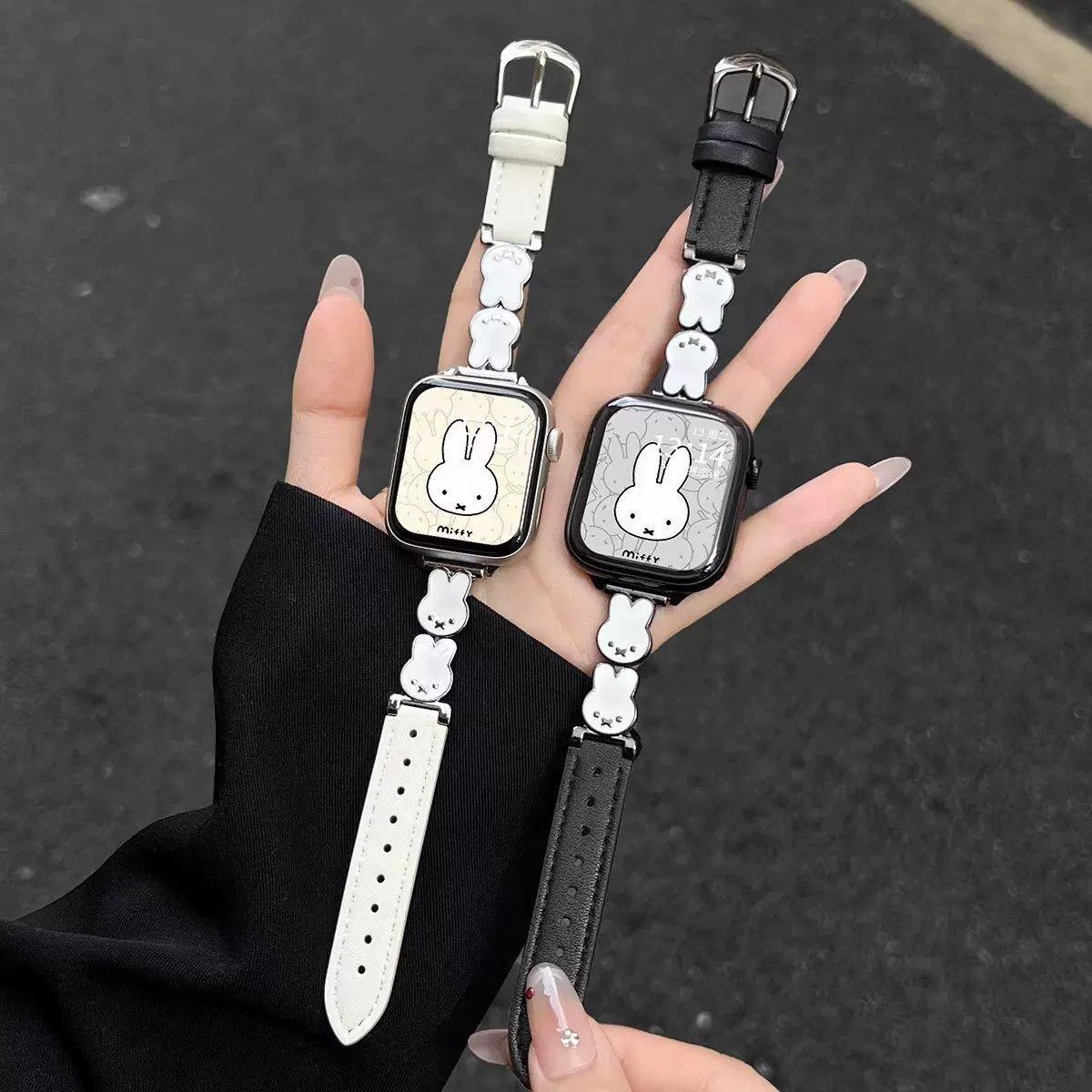 Anime New Style Genuine Leathe - Leather Watch Strap 评论和价格