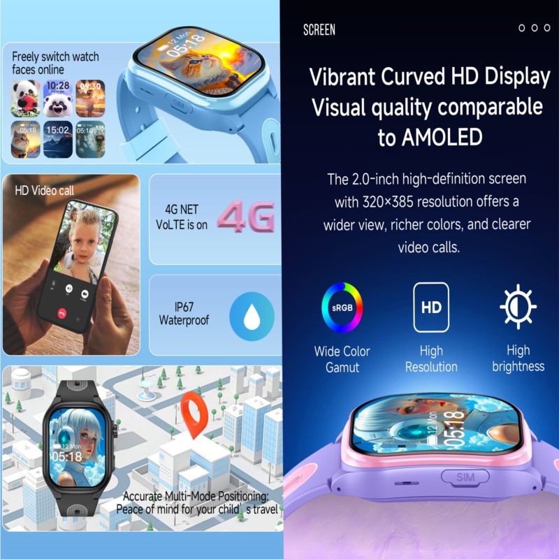 Smart Watch for Kids with GPS  - Smartwatch Watches Gift For Boys With Gps 评论和价格
