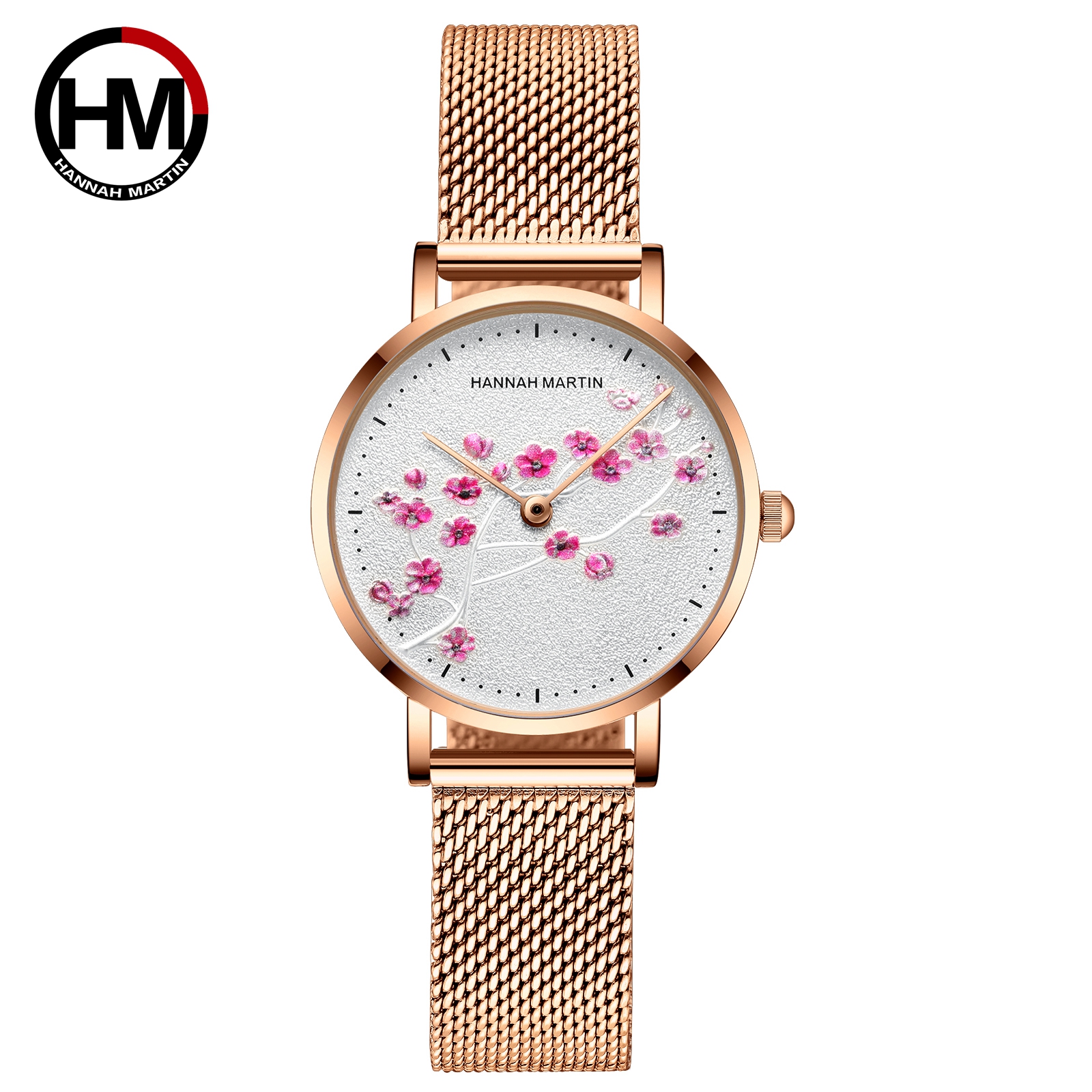 HANNAH MARTIN Women Watch 1324 - Anti-Magnetic Watch 评论和价格