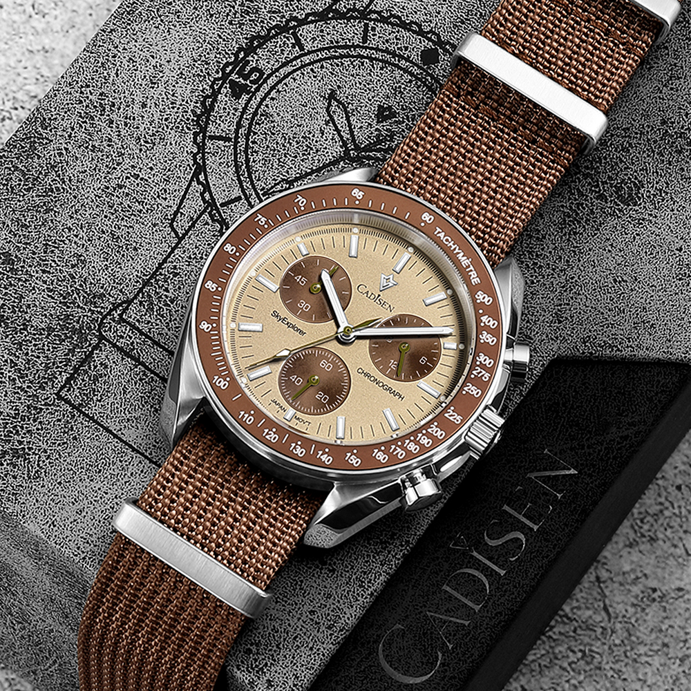 CADISEN New Men's Watches Luxu - Watches Omega 评论和价格