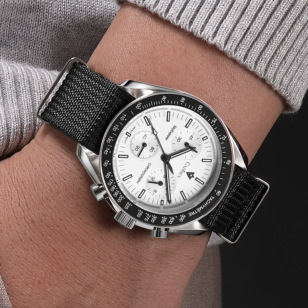 CADISEN New Men's Watches Luxu - Watches Omega 评论和价格