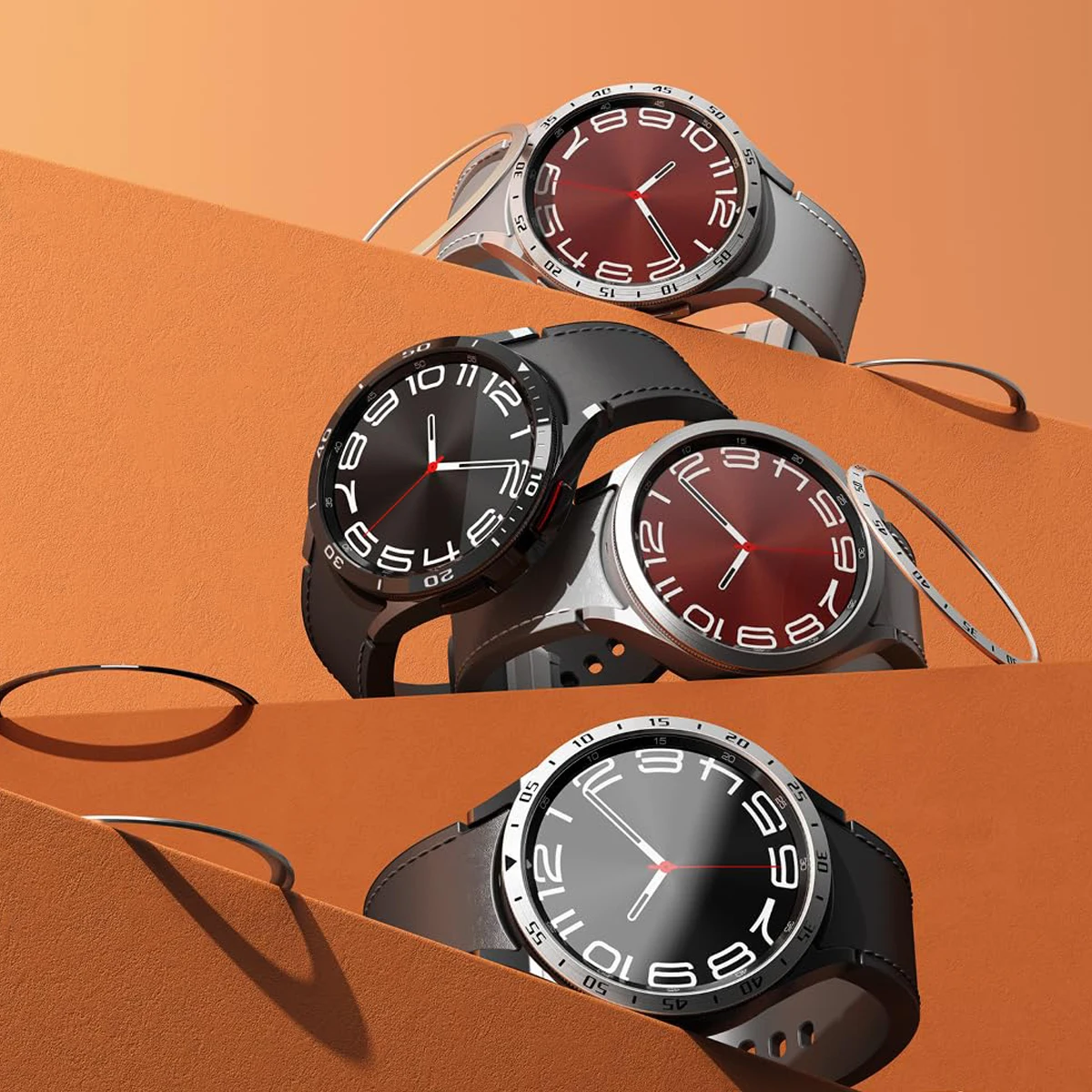 Metal Cover for Samsung Galaxy - Smartwatch Ring Watches 评论和价格