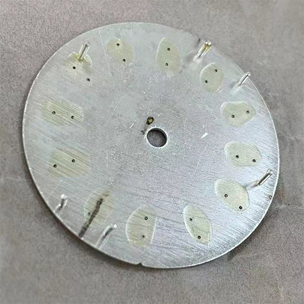 28.5MM Watch Dial Green Lumino - Luminous Dial Face 评论和价格