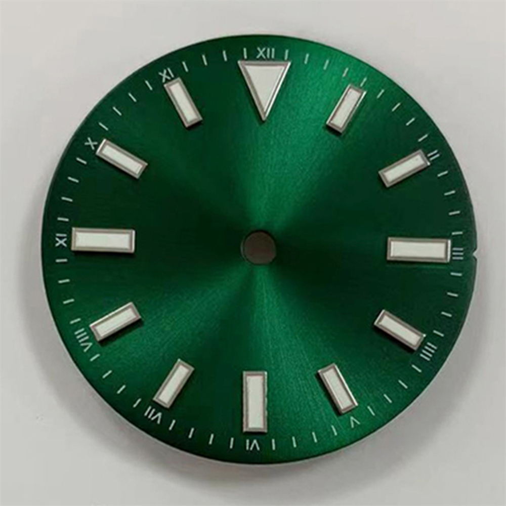 28.5MM Watch Dial Green Lumino - Luminous Dial Face 评论和价格