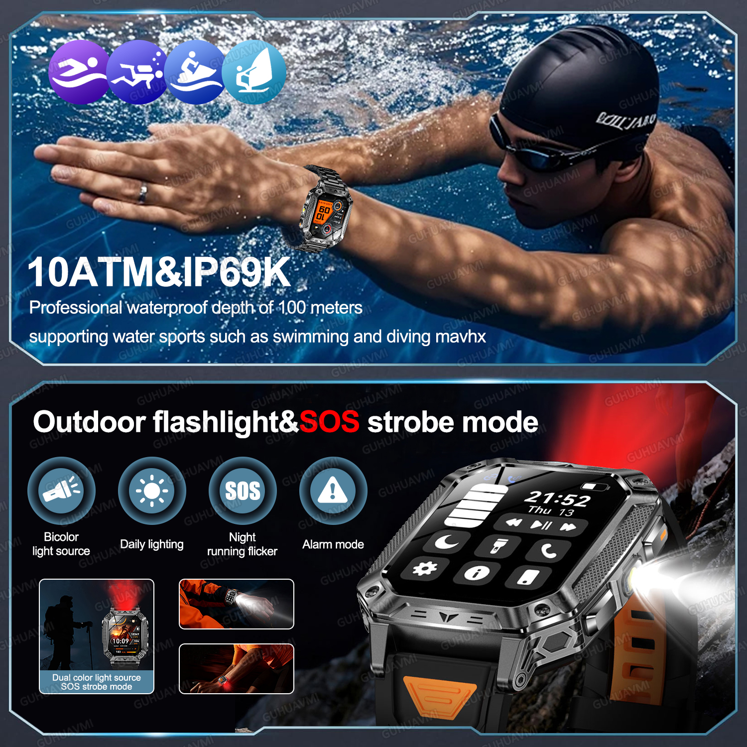 2026 New Military TANK Ultra P - Smartwatch Watches For Men With Gps 评论和价格