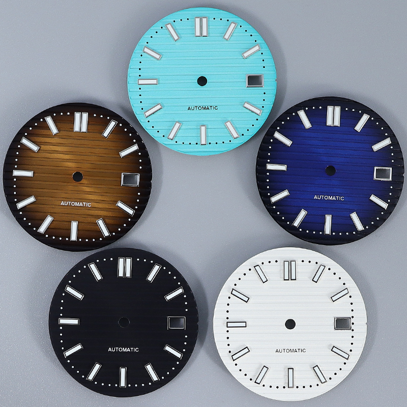 30mm 9015 Watch dial green Lum - Luminous Dial Face 评论和价格