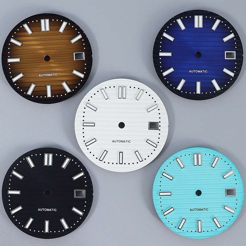 30mm 9015 Watch dial green Lum - Luminous Dial Face 评论和价格