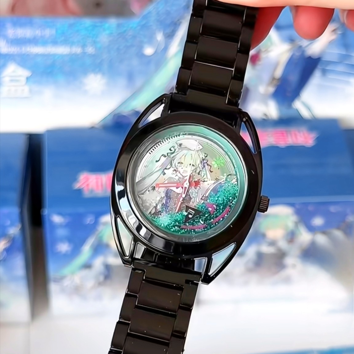 Anime Hatsune Miku Girls Watch - Leather Watch Strap 评论和价格