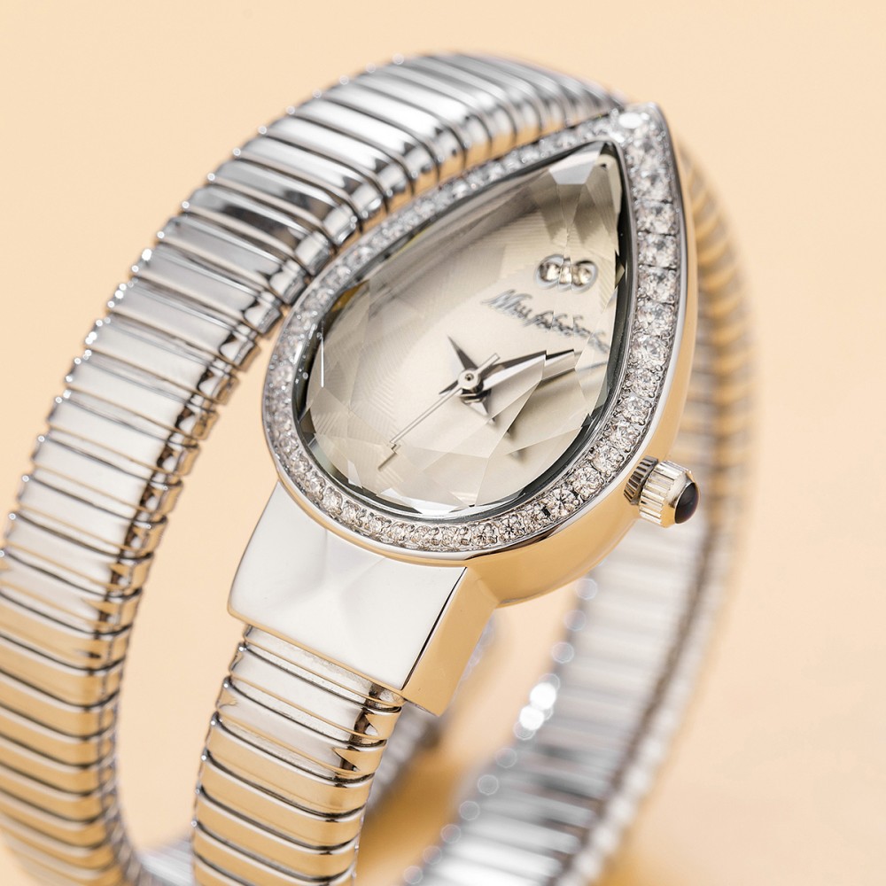 MISSFOX Snake Shape Diamond Wa - Anti-Magnetic Watch 评论和价格