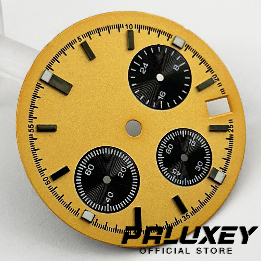 30mm VK63 Sterile Golden Watch - Luminous Dial Face 评论和价格