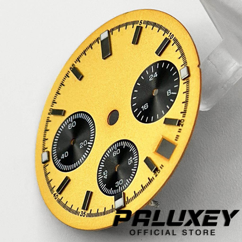 30mm VK63 Sterile Golden Watch - Luminous Dial Face 评论和价格