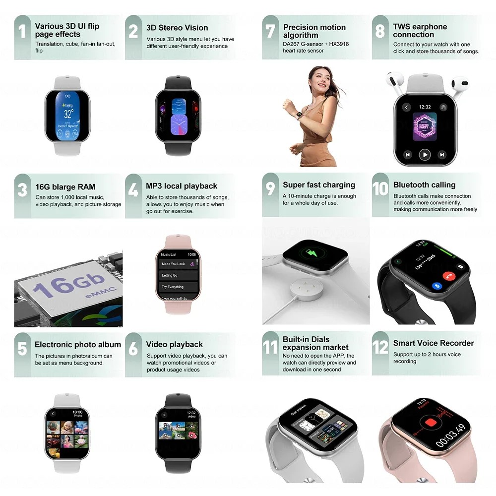 New DT Watch X Mini Smart Watc - Smartwatch Timex Watches For Women 评论和价格