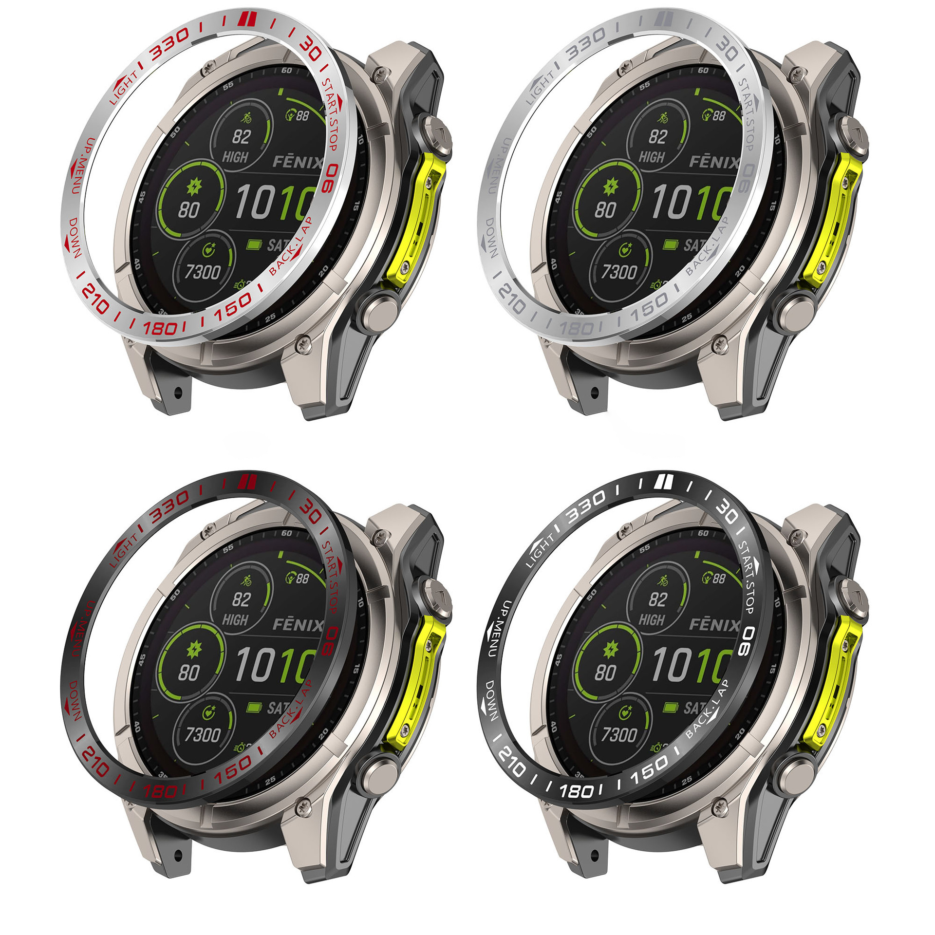 Metal Bezel Ring For Garmin Fe - Smartwatch Ring Watches 评论和价格