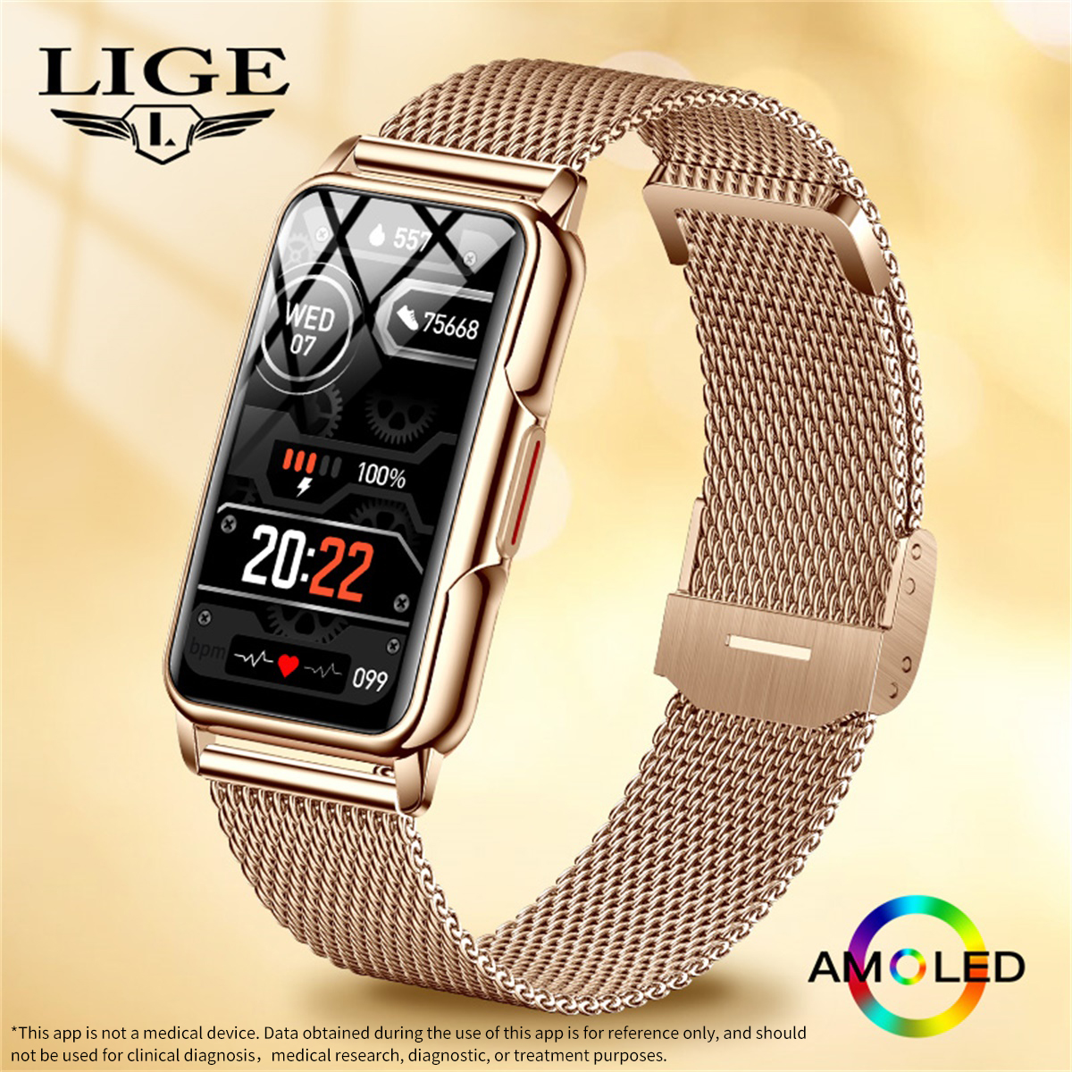 LIGE Smart Watch Men Women Fit - Smartwatch Watches For Men 评论和价格